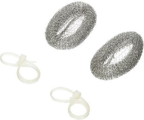 Plumb Craft Waxman 7639420N 2 Count Aluminum Mesh Washing Machine, Chrome