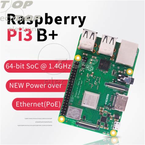 Raspberry Pi 3 Model B Plus 1.4Ghz Quad Core 64Bit 1Gb Ram (2018