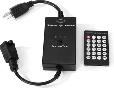 Christmas Light Controller - 16 Dazzling Flash/Fade Functions 5 Timer Functi...