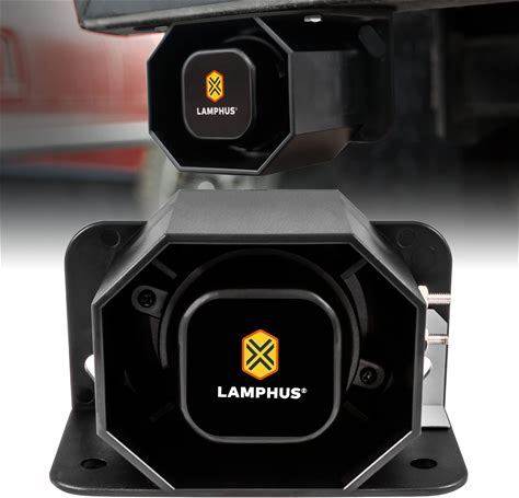 LAMPHUS Backup Sound Alarm For Pickup Truck [112Db] [SAE J994 Class A] [12V - 48V DC] [Soundalert] Universal Reverse Back-Up Warning Beeper For
