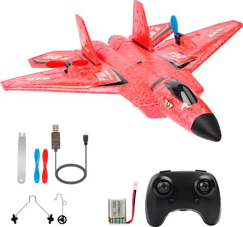 RC Airplanes F22 Jet Remote Control Fighter Night Flight RTF 2.4Ghz Plane Model