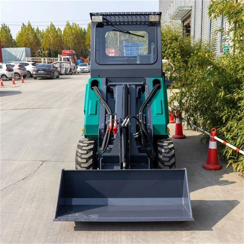 4X4 Mini Wheel Diesel Loader Farm Front Loader Low Loader Skid Steer Loader