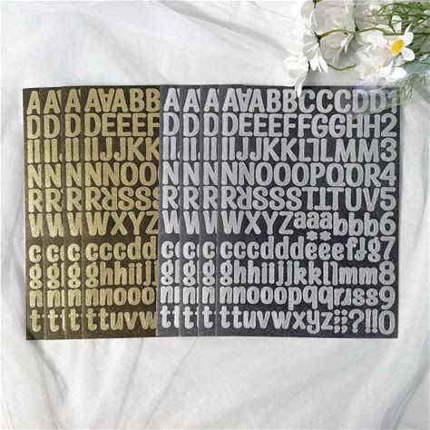 Self-Adhesive Letters Numbers Alphabet Stickers Mailbox Numbers Sticker For Mailbox, Signs, Home,