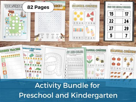 Kids Learning Activity Bundle: Homeschool Printable Worksheets (Digital Download)