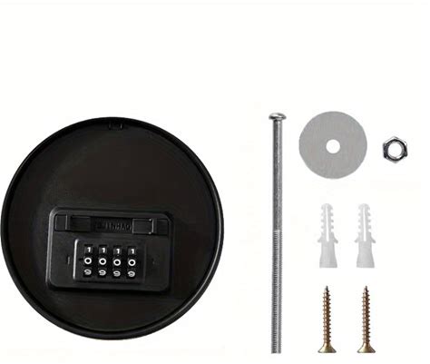 Small Lock Box, Stash Hidden Container, 1Pc Wall Mounted Combination Lock Box, Money, Sturdy Material, Hidden Compartment Items,Hidden Safe,Hidden