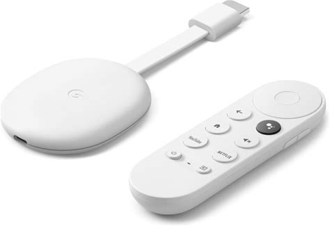 Google Chromecast With Google TV 4K HDR Streaming Media Player Google Assistant Voice Control In Snow