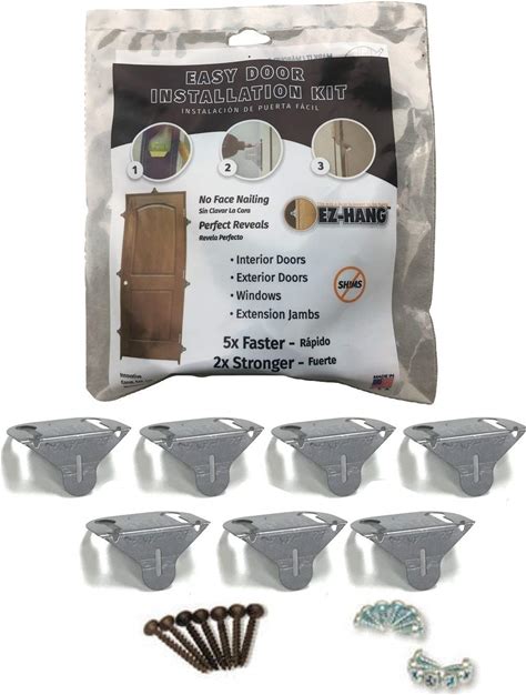EZ-Hang Door Installation Kit - Quick And Easy Door Hanging: No Shims Required