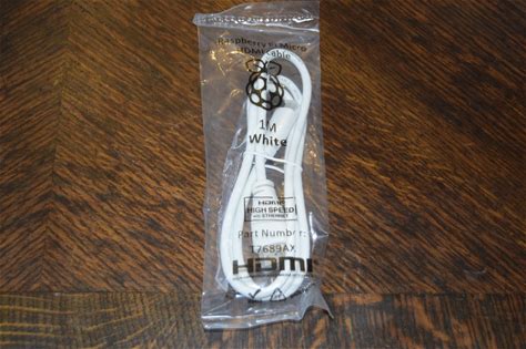 New Raspberry Pi 4 OEM Micro Hdmi Type D To Hdmi Type A Cable 1 Meter. Rasberry. Video Cables & Interconnects. T7689AX.