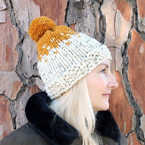 Fair Isle Knit Hat Pattern, Hat Knitting Pattern, Easy Hat Pattern, Knit Hat With Two Colours, Fair Isle Hat Knitting Pattern, Winter Hat