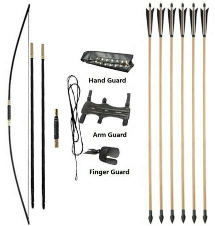 Ameyxgs Archery 30-70Lbs Traditional Longbow Takedown Archery Hunting