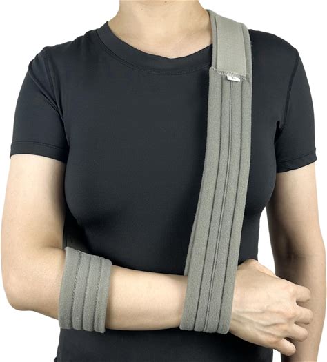 PSNOOK Arm Sling Adjustable Arm Support Strap Lightweight Shoulder Immobilizer For Injured Arm Elbow Broken Collarbone Torn Rotator Cuff Dislocation