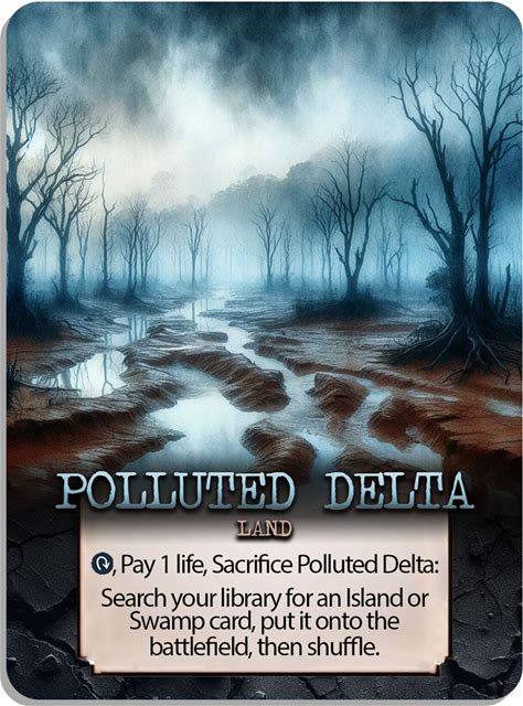Polluted Delta Custom Proxy MTG Proxies