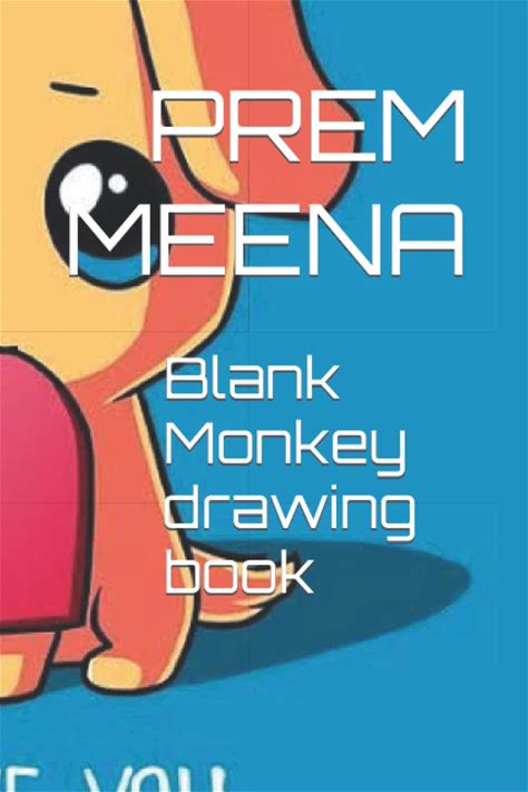 Blank Monkey Drawing Book