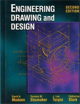 Engineering Drawing And Design (Drafing (W/O Blueprint Rdg)) By David Madsen By Delmar Pub, Hardcover