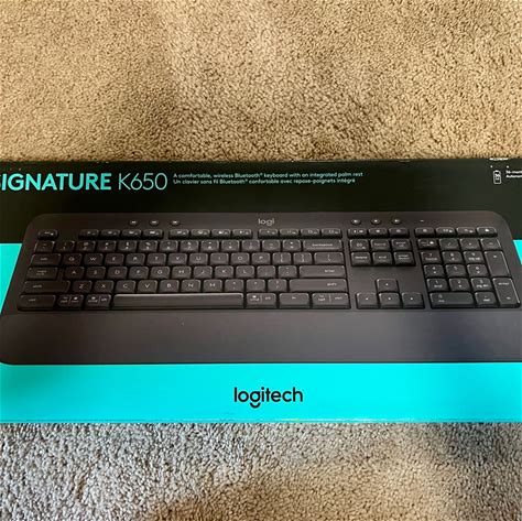 Logitech Computers, Laptops & Parts | Logitech Black Wireless Keyboard Full-Size With Numeric Keypad | Color: Black | Size: Os