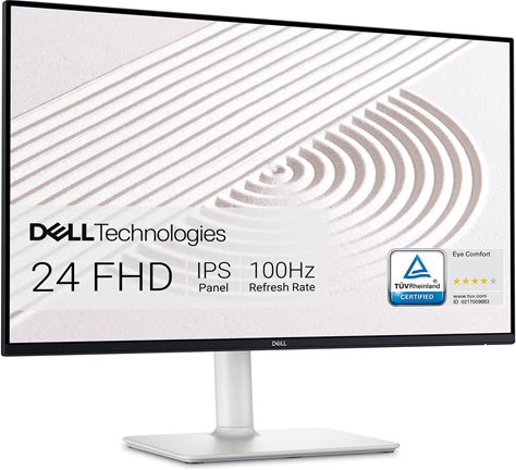 Dell S2425HS Monitor - 23.8 Inch, FHD (1920X1080) Display, 100Hz Refresh Rate 1500:1 Contrast Ratio, TÜV Rheinland Eye Comfort 4 Star, Integrated 2X5w