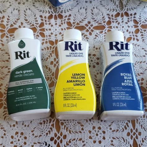 Rit Other | Fabric Liquid Dye Bundle | Color: Blue/Green | Size: Os