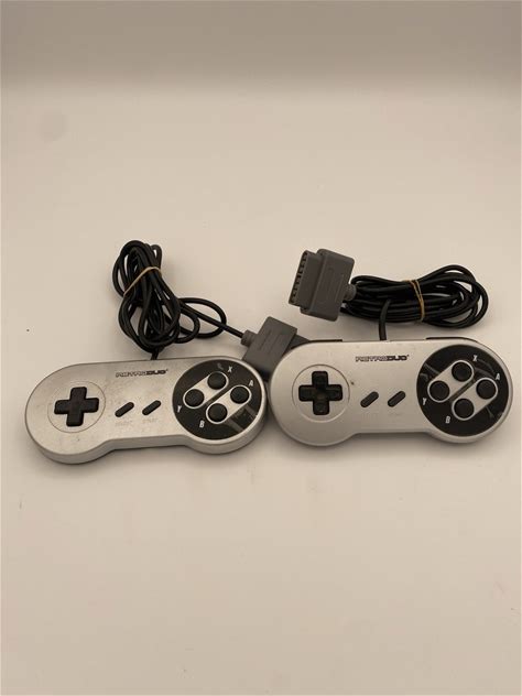 Retro-Bit SNES Super Nintendo Controllers Retroduo Wired Set Of 2 (Tested)