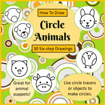 Circle Animals How To Draw/ EASY