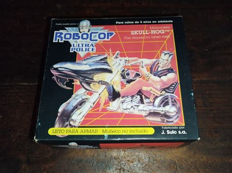VINTAGE RARE ROBOCOP ULTRA POLICE ARGENTINA SKULL HOG MOTORCYCLE NIB