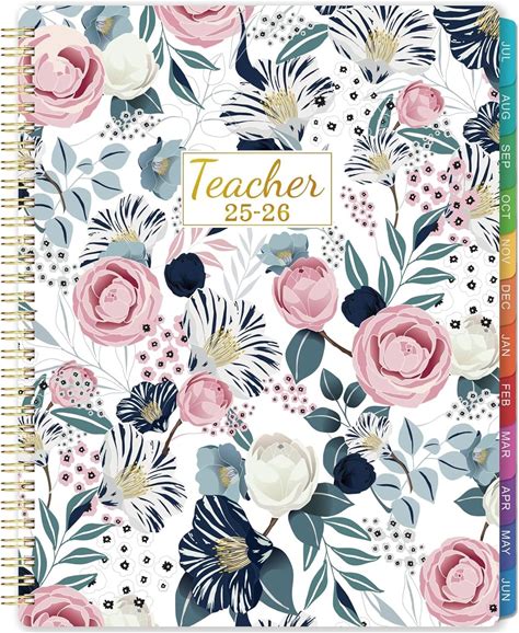 Teacher Planner 2025-2026 - 2025-2026 Weekly & Monthly Lesson Plan Book With Col
