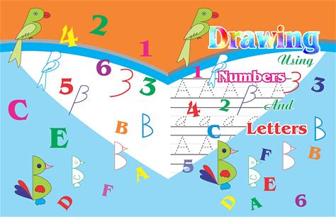 Drawing Using Numbers And Letters