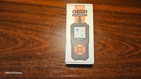 V318 OBDII CAR DIAGNOSTIC SCANNER ENGINE CHECK FAULT READER CODE TOOL