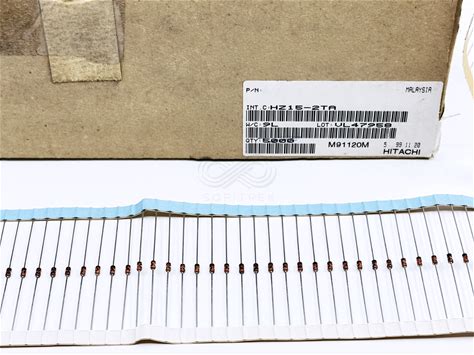 100PCS HZ15-2TA HZ15-2 Hitachi Axial Zener Diode 15V 500Mw 14.5-15.1V DO-35