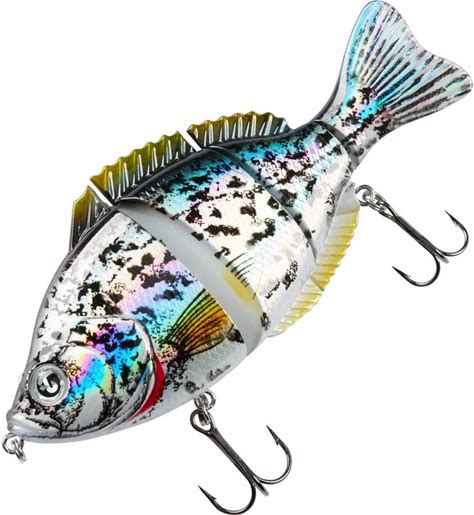 H2OX 4.5 Inch Jointed Sunfish Chrome Crappie - Frsh Water Hard Baits At Academy Sports
