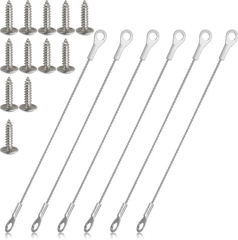 Cabinet Door Restraint Cabinet Hinge Limiter Opening Angle Limiter Stainless Steel Restraint Cable Cupboard Door Protector Hinge With Mounting Screws