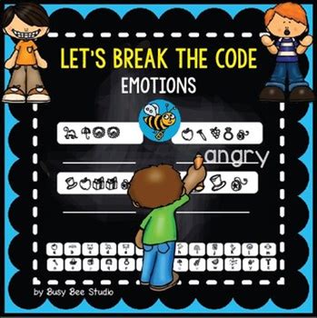 EMOTION WORD ESL STATIONS CRACK THE CODE WORKSHEETS BEGINNER ESL STUDENTS PACKET