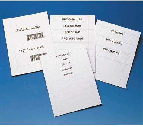 Label Inserts 1"H To 2"H By Aigner 1" X 8" Printable Inserts For Econo Holder & Holdex Label Holders - 500Pk (LI1110)