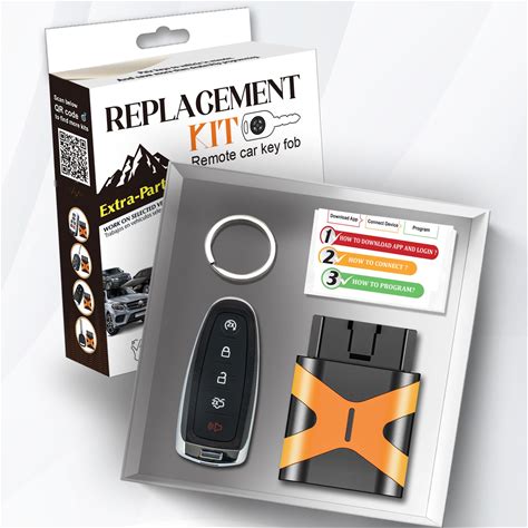 Extra-Partss Simple Programmable Kit For Ford Smart Car Key Fob M3N5WY8609 164-R7995 Fits Escape Titanium 2013 2014 2015 2016 2017 2018 2019 High Sec