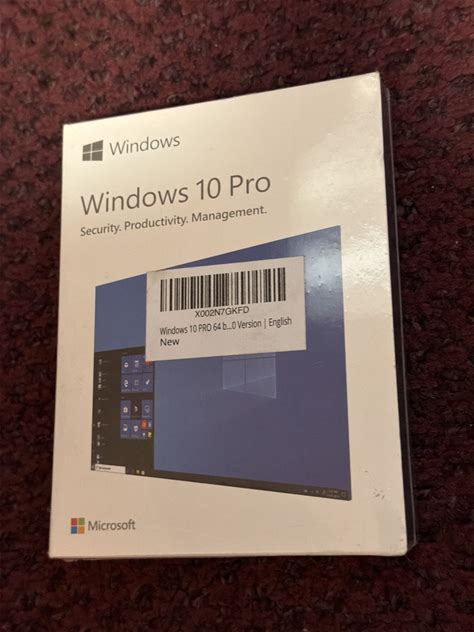 Microsoft Windows 10 Professional USB 64 32 Retail Boxed English Sealed Original
