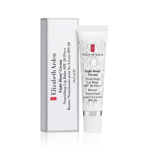 Elizabeth Arden Eight Hour Cream Nourishing Lip Balm, SPF 20 Sunscreen Balm, Moisturizer For Chapped Lips With Shea Butter & Vitamin E, 0.5 Fl Oz