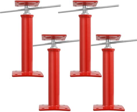 Hocamel 4PCS House Jacks For Leveling Crawlspace 11'-16'Adjustable Support Jack,Floor Jacks,For Cellar Ceiling,9920-6860 Lbs
