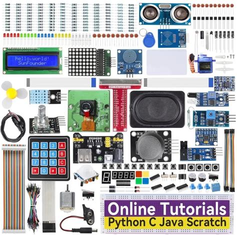 Sunfounder Raphael Ultimate Starter Kit For Raspberry Pi 4B/3B+/400
