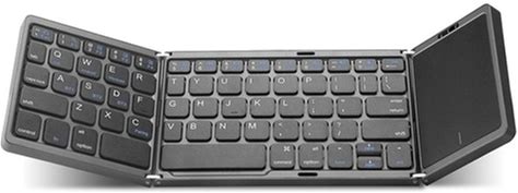 Foldable Bluetooth Wireless Keyboard Black
