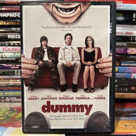 Dummy 2002 Dvd Adrien Brody Milla Jovovich Ventriloquist Romantic