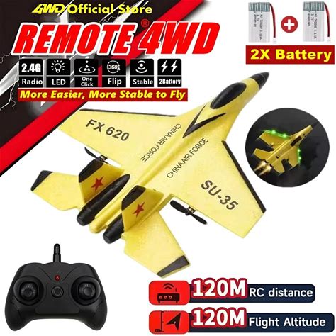 RC Foam Aircraft SU-35 Plane 2.4G Radio Control Glider Remote Control Fighter Plane Glider Airplane