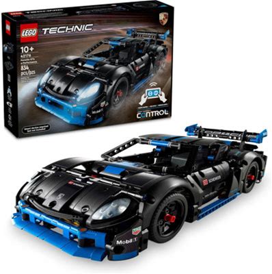 LEGO Technic Porsche GT4 E-Performance Remote Control Race Car, For Kids Ages 10