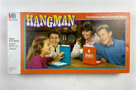 Vintage 1988 Hangman Milton Bradley Word Guessing Game Complete VG. Milton Bradley. Vintage Manufacture. 032244046230.