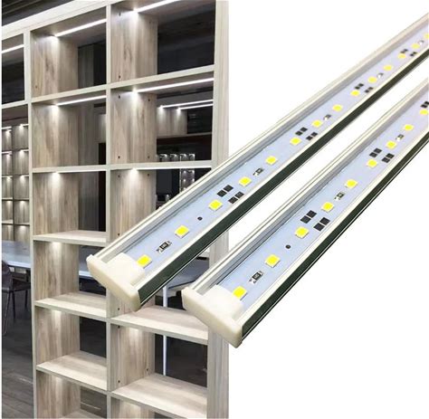 Led Shelf Strip Illuminated Hard Light Bar For Glass Retail Shelf