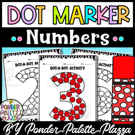 Numbers Dot Marker Worksheets