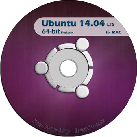 Ubuntu Linux 14.04 DVD - OFFICIAL 64-Bit Release For MAC