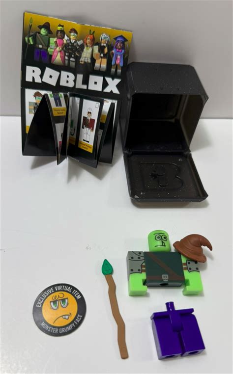 Roblox Monster Grumpy Face Code Monster Islands Bentstaff Figure & Box. Jazwares. Action Figures.