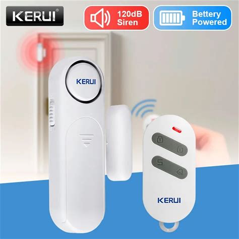 Wireless Door Window Alarm Sensor Security With Remote Control Burglar Anti-Theft Alarm Magnetic