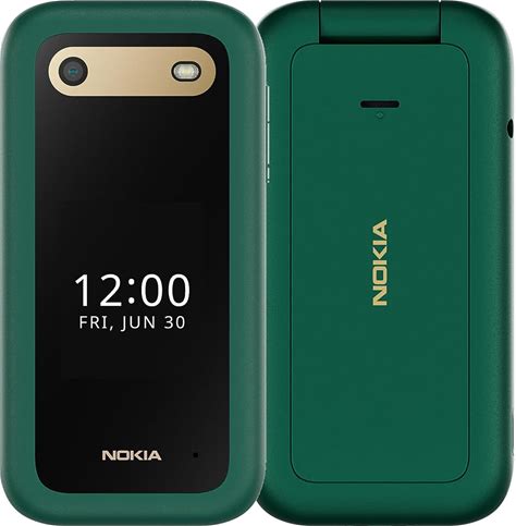 Nokia 2660 Flip 4G Lush Green 128MB + 48MB Dual-SIM Unlocked GSM NEW
