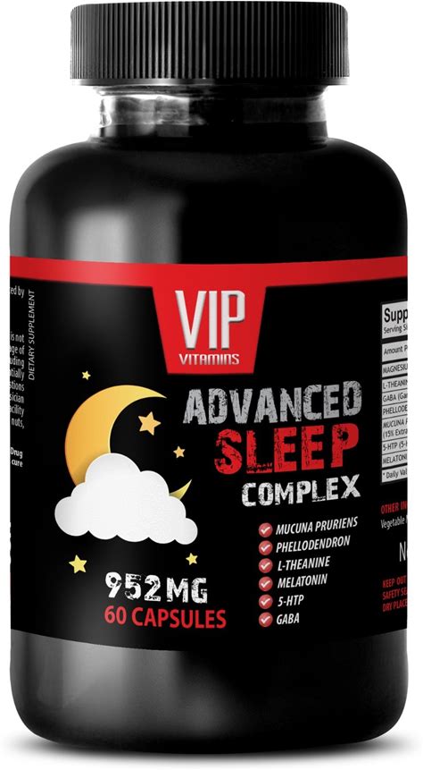 5-HTP For Sleep Support - ADVANCED SLEEP COMPLEX - Melatonin Natural Relaxation