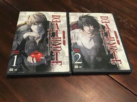 Death Note 1 &2 Dvd Episodes 1 - 8, Shonen Jump Original And Uncut